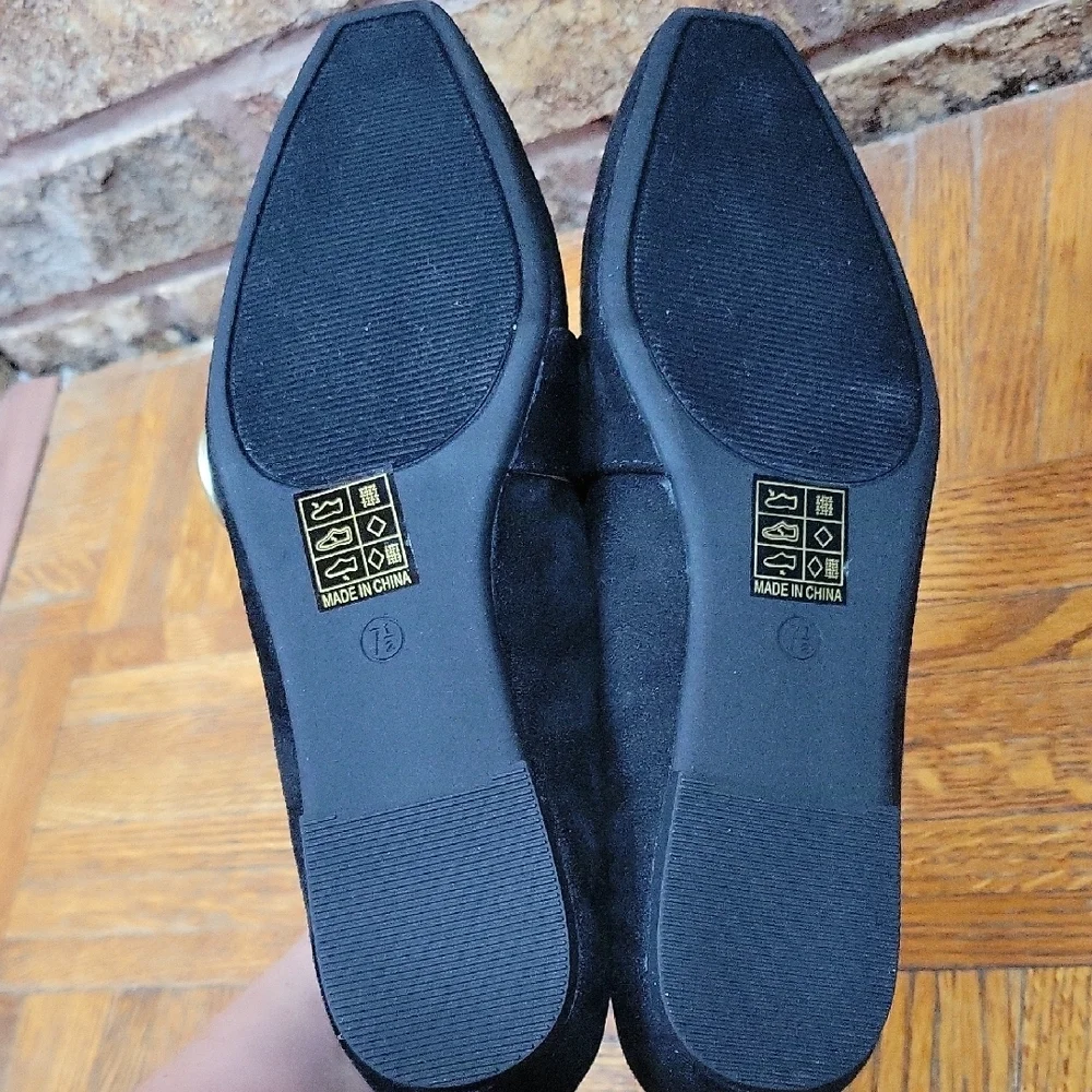 Brinley Co. Woman's Black Tru Comfort Loafer Flat Size 7.5 NWOT - Picture 7 of 8